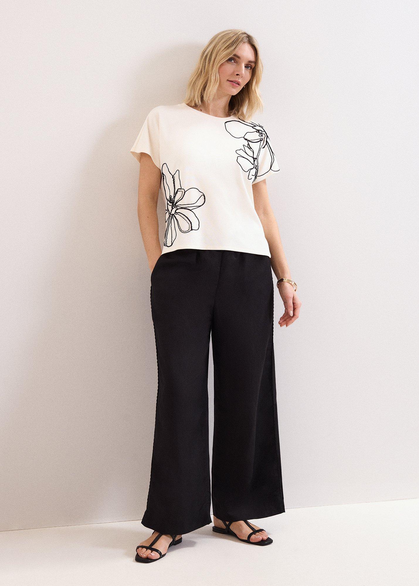 Malani Embroidered Short Sleeve T-Shirt