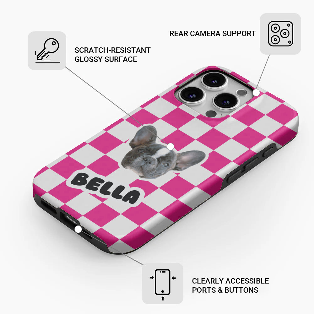 Frenchie-Fan Chewie - Personalized Dual-layer Phone Case for Street