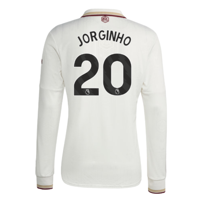 2025-2026 Arsenal Long Sleeve Third Shirt (Jorginho 20)