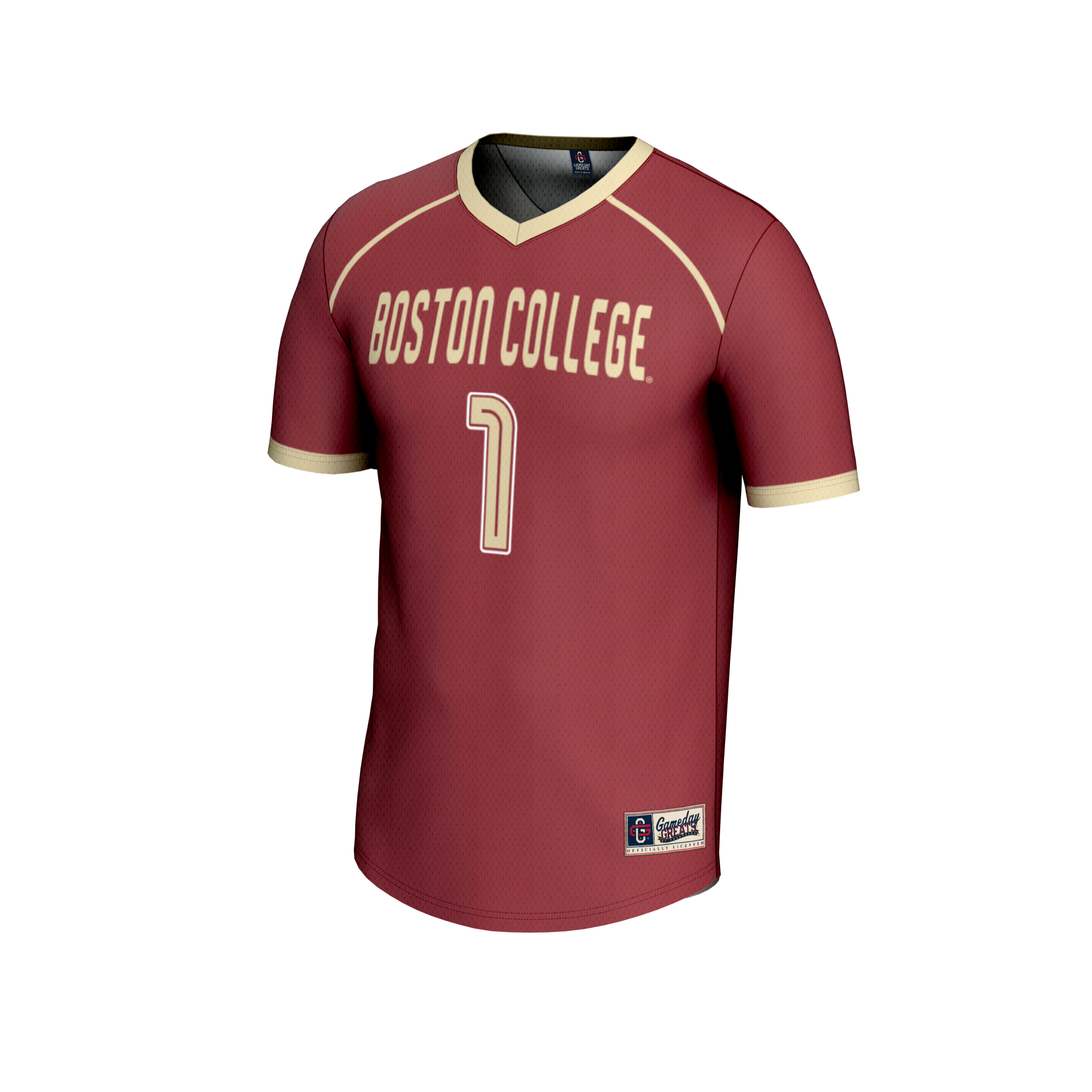 [DDG] Boston College Eagles GameDay Greats Unisex Lightweight Women's Lacrosse Fashion Jersey - Maroon
