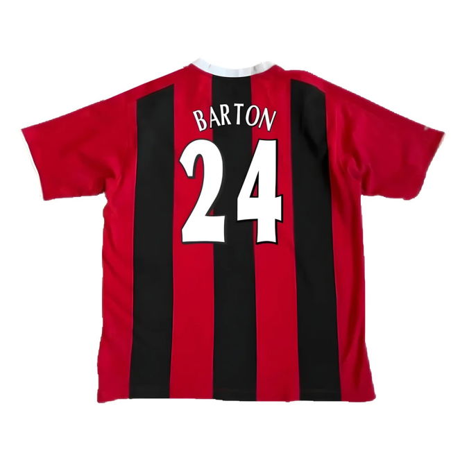 Barton 24 Updated Manchester City Away Match Shirt 2003-2004 (1)