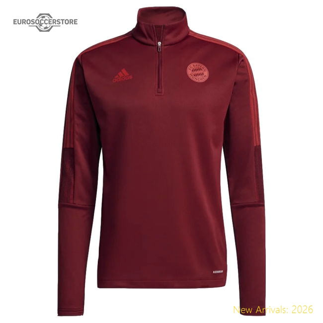 Premium Professional-Grade 2021-2022 Bayern Munich Warm Top (Red)