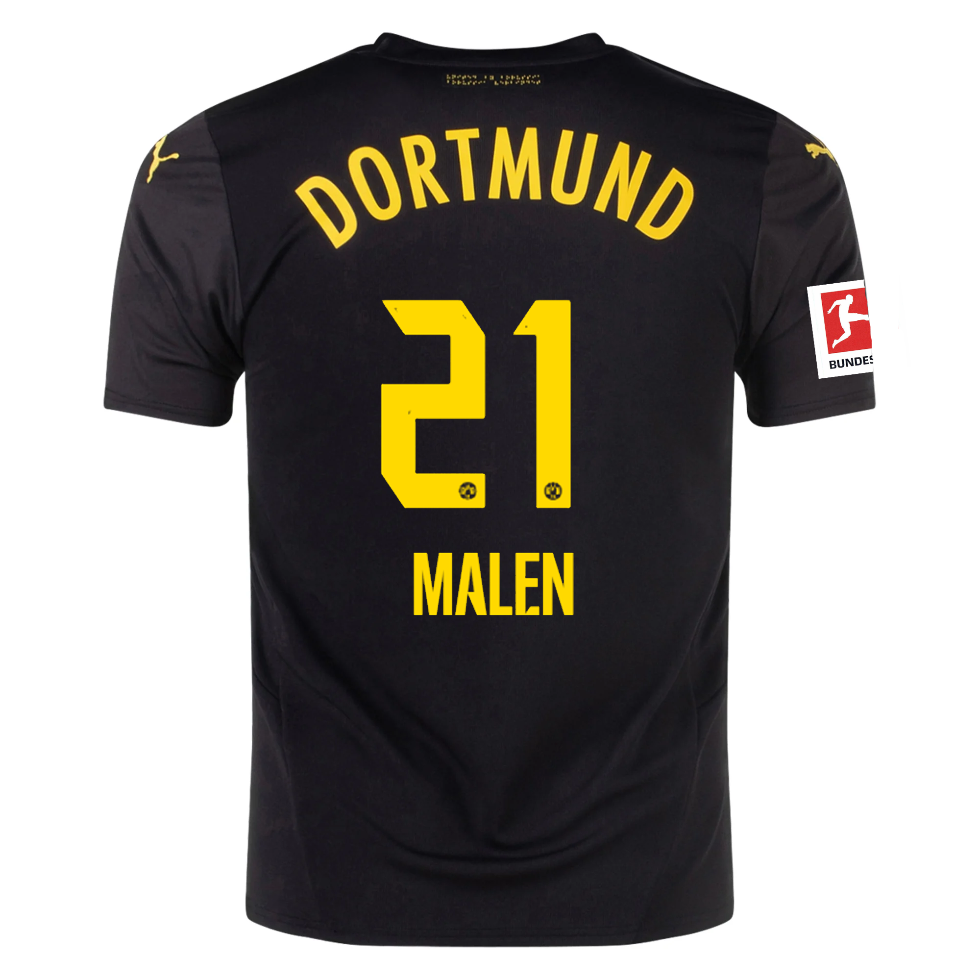 Borussia Dortmund Malen 2024-2025 Bun Away Jersey – Authentic Shirt
