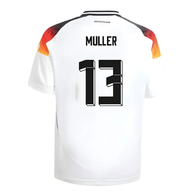 Kids Muller 13 Germany National Team Rare Piece Home Unique Shirt
