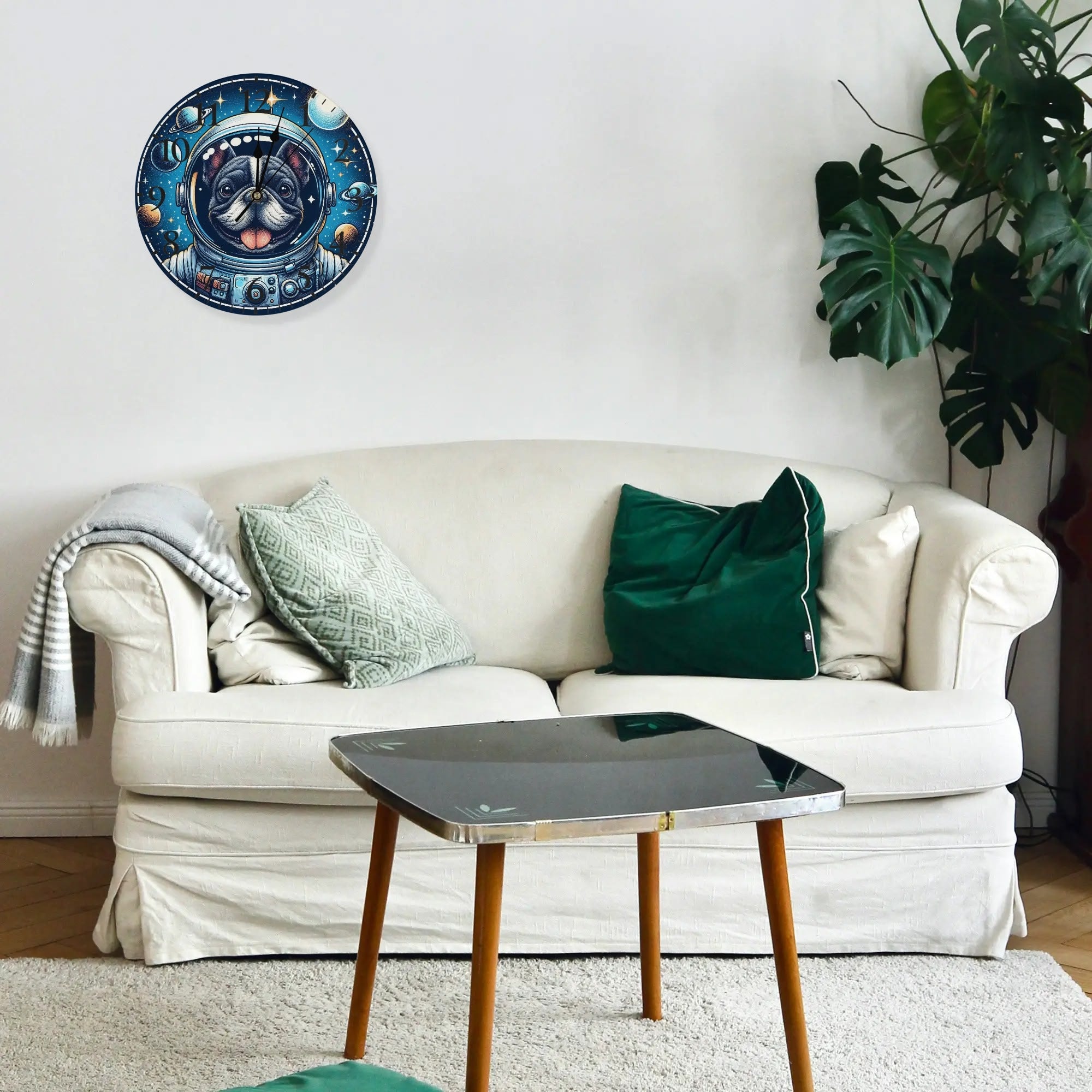 Ginger - Comfortable Frameless Wall Clock Summer Wear | Durable Build