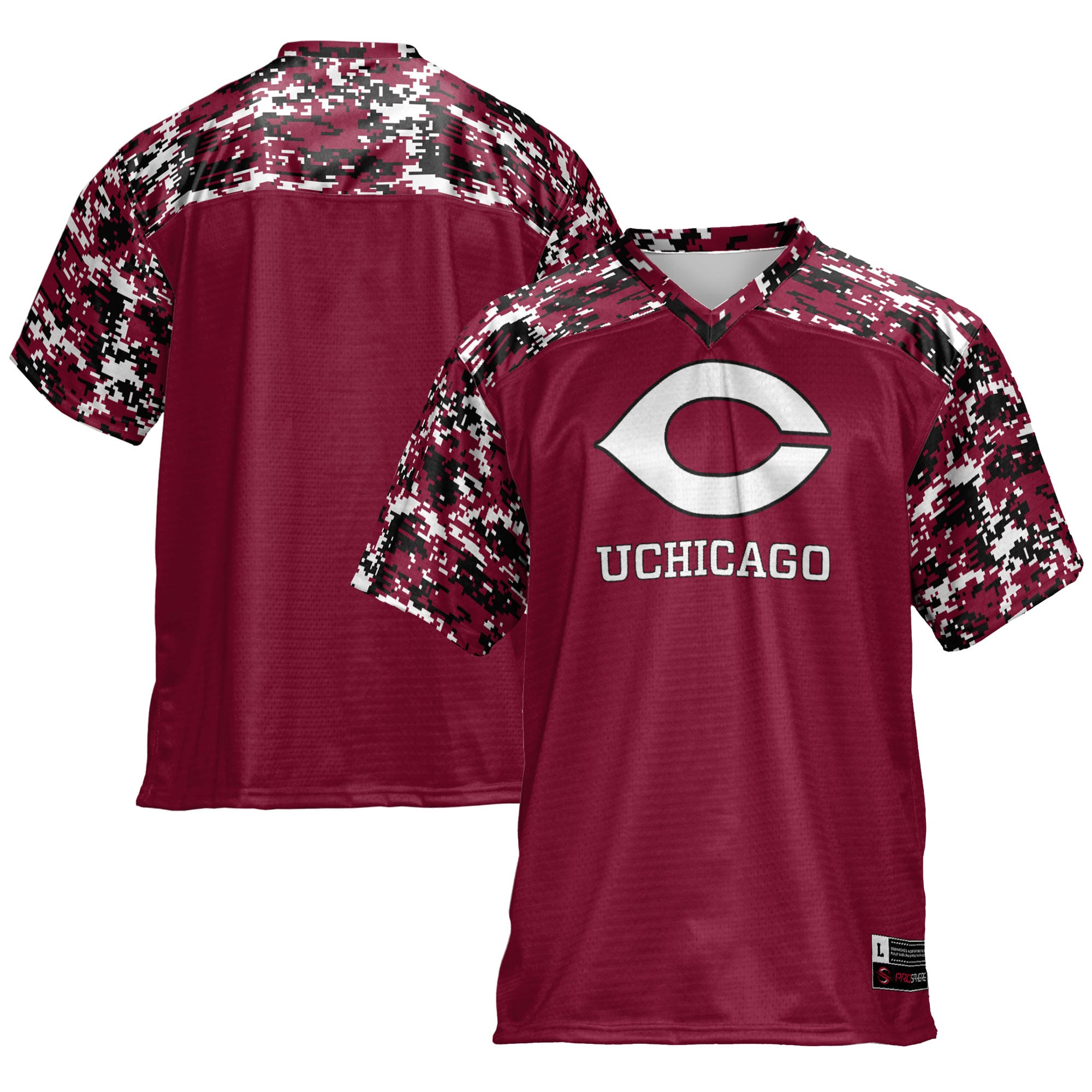 Men's Maroon UChicago Maroons Football Jersey