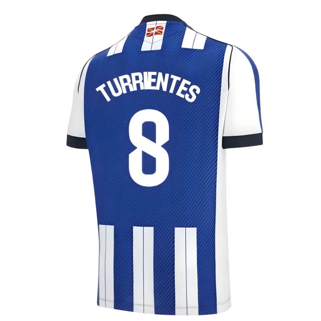Updated Real Sociedad Home Football Shirt 2025-2026