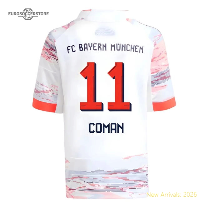Top-Quality 2025-2026 Bayern Munich Away Mini Kit (Coman 11)