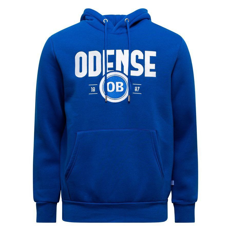Odense Boldklub Hoodie Premium - Blue/White Kids