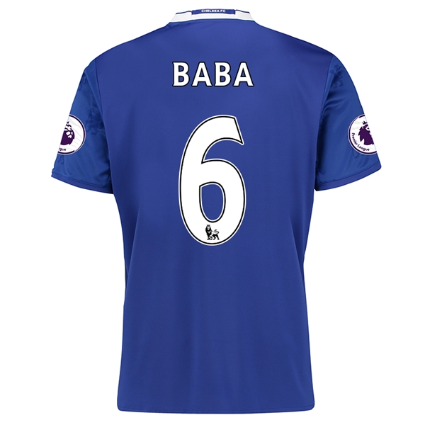 Quick Dry Chelsea Home 2016-17 BABA 6 Soccer Jersey Shirt