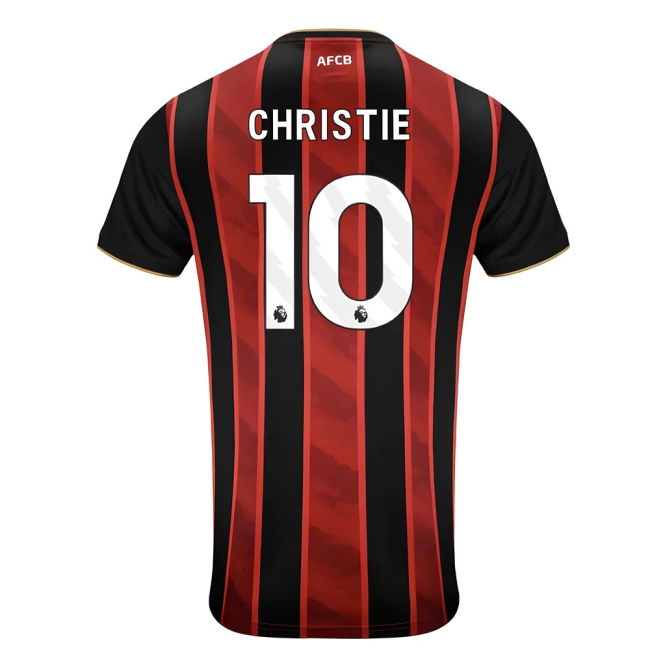 2025-2026 Bournemouth Home Shirt (Christie 10) | Durable