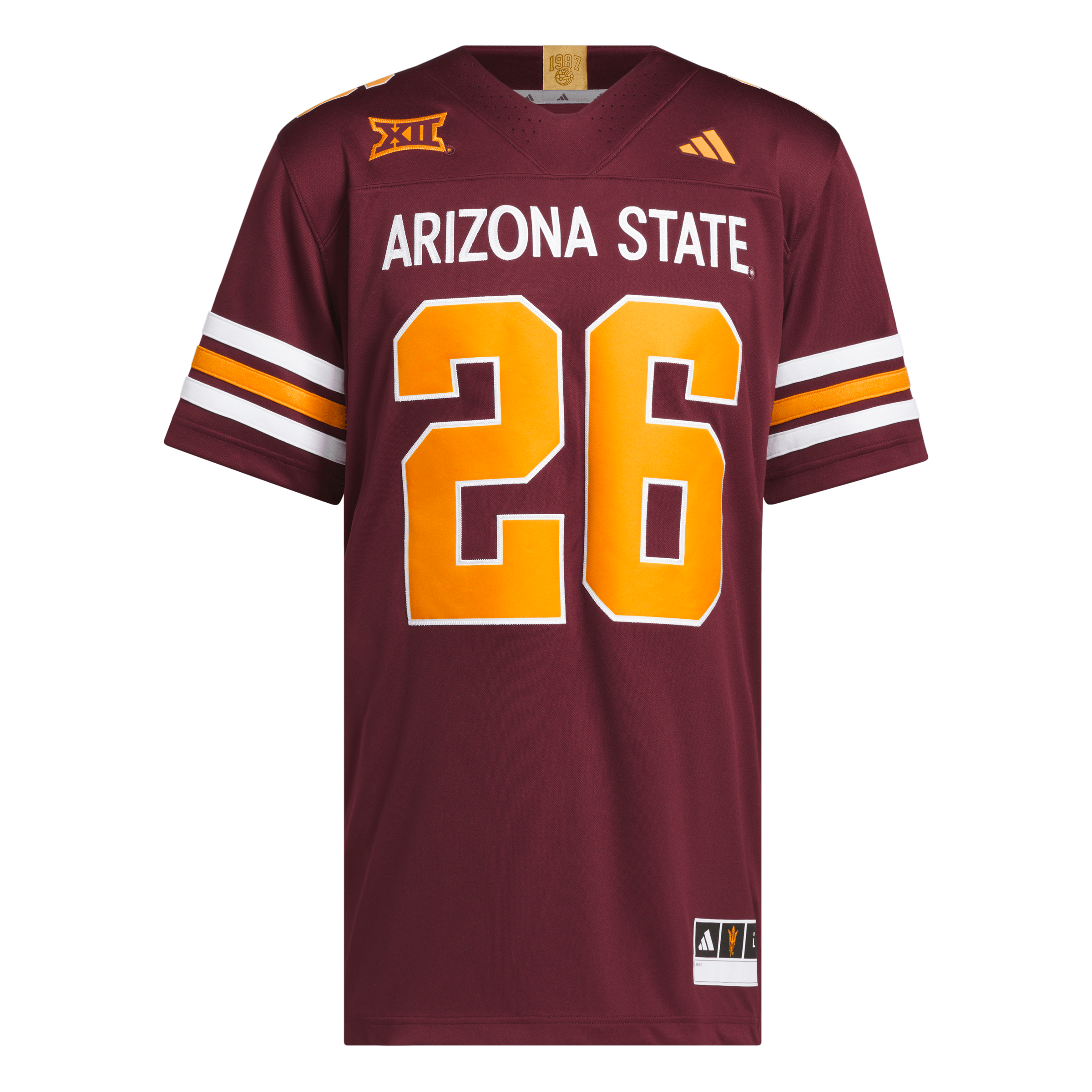 [NJP] Arizona State Sun Devils Roses & Devils Premier Strategy Jersey - Maroon