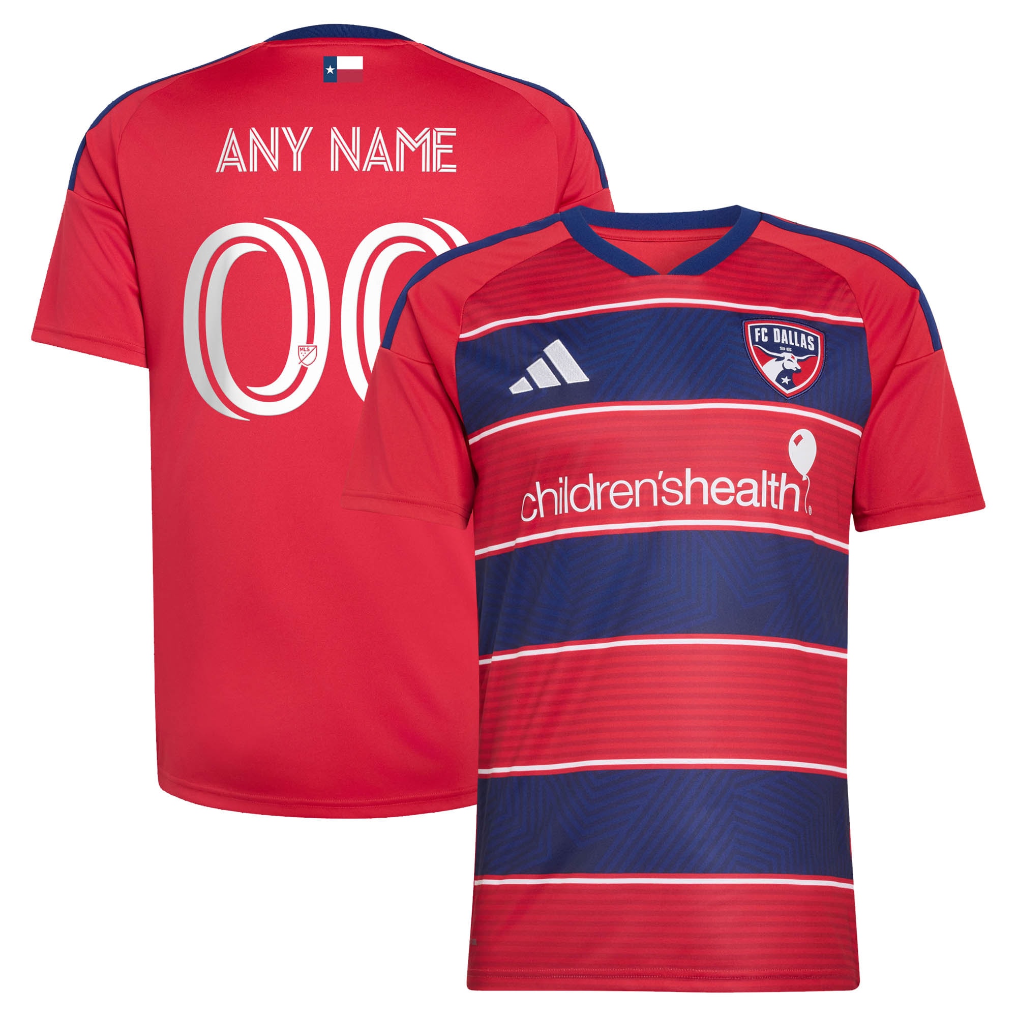 [LK] Women's FC Dallas 2026 DNA Kit Replica Custom Jersey - Red