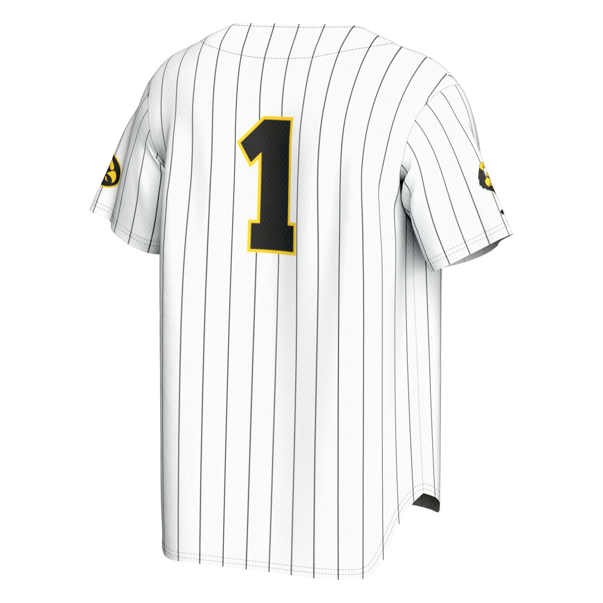 Iowa Hawkeyes GameDay Greats Youth Lightweight Collegiate Baseball Fashion Jersey - White