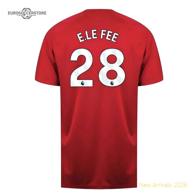 Exceptional Sunderland Poly T-shirt (red) (ele Fee 28)