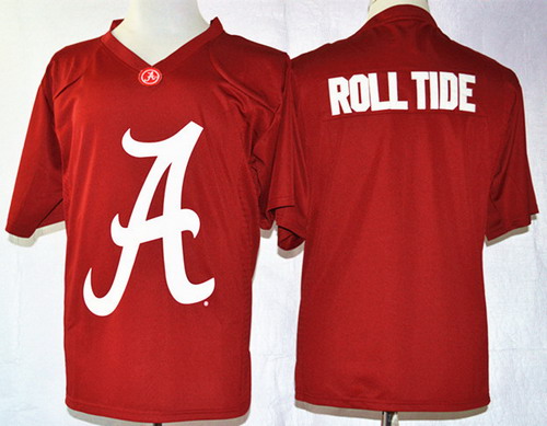 Men's Alabama Bama Red 2024 away jersey None #None moisture wicking