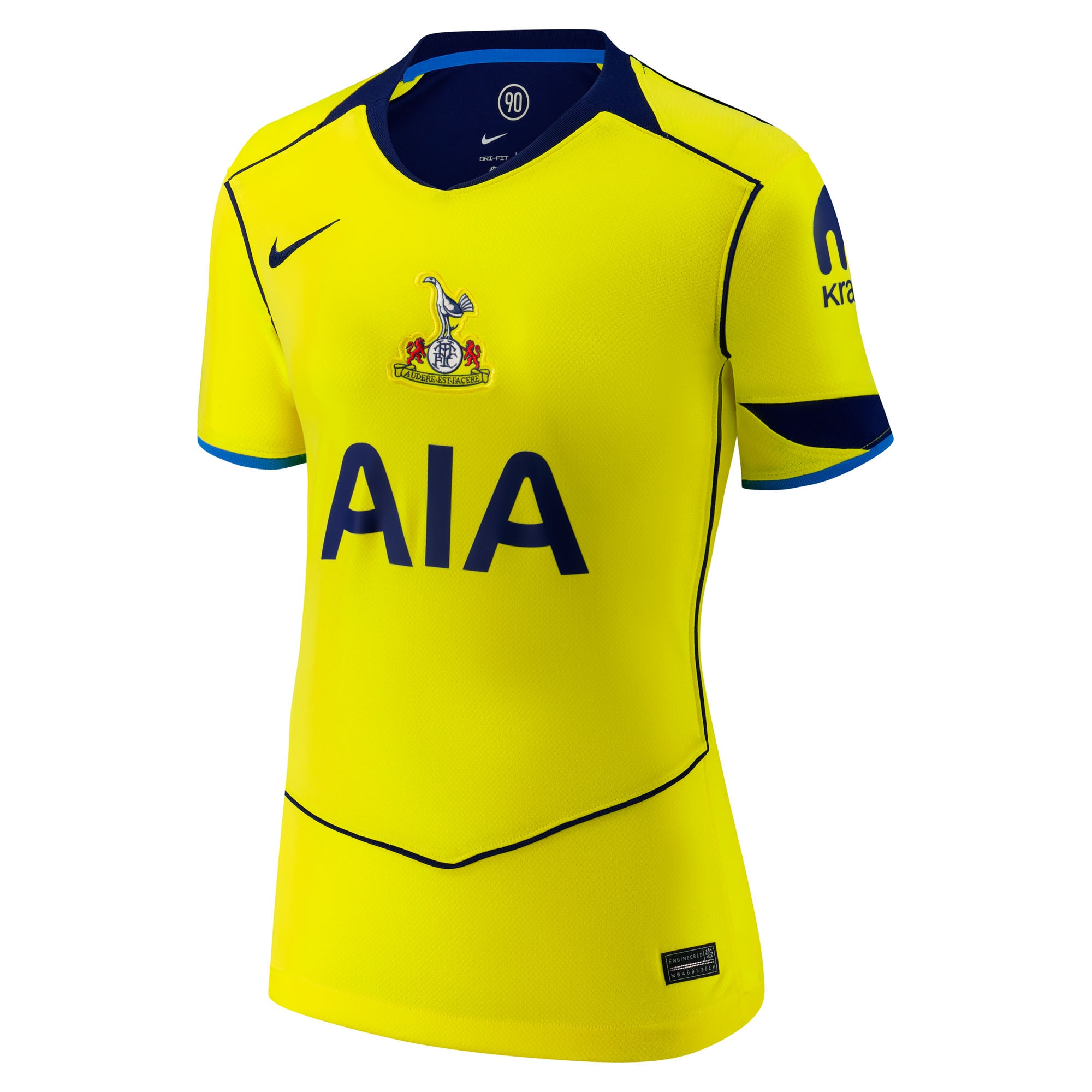 [JED] Tottenham Hotspur Women's 2025/26 Third Replica Custom Jersey - Yellow