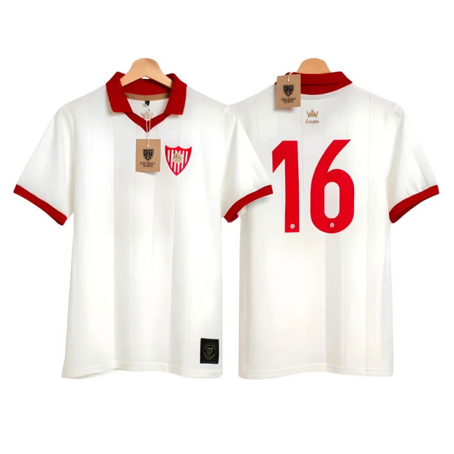 Sevilla Trendy Football Shirt Stretch Fabric Moisture Wicking
