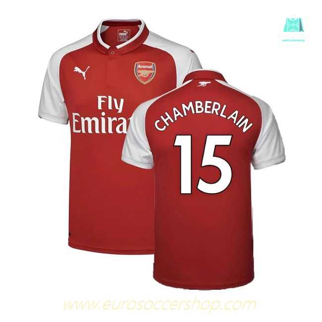 Arsenal 17/18 Home Football Shirt Adult Size XS ((Excellent) XS) (Chamberlain 15)