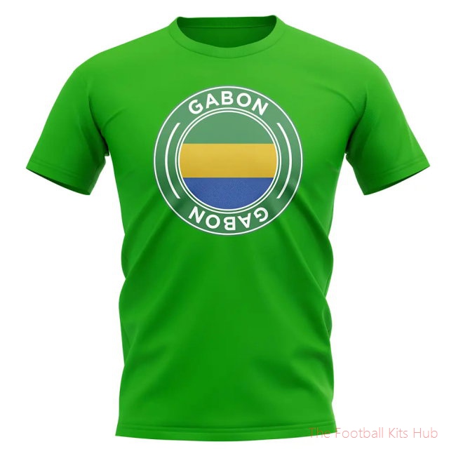 Gabon Football Badge T-Shirt (Green)