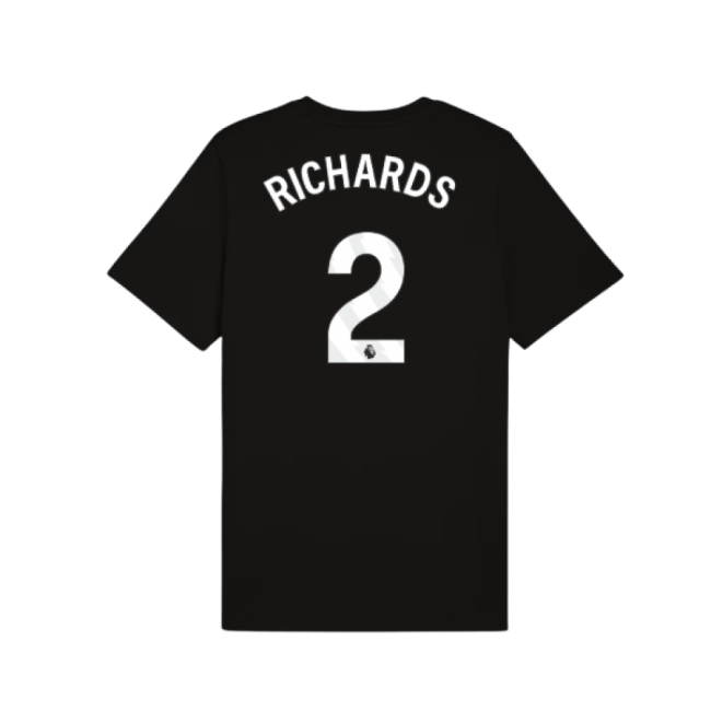 Top Tier Football Man City Ftbless Tee Black Richards #2 Latest Ed...