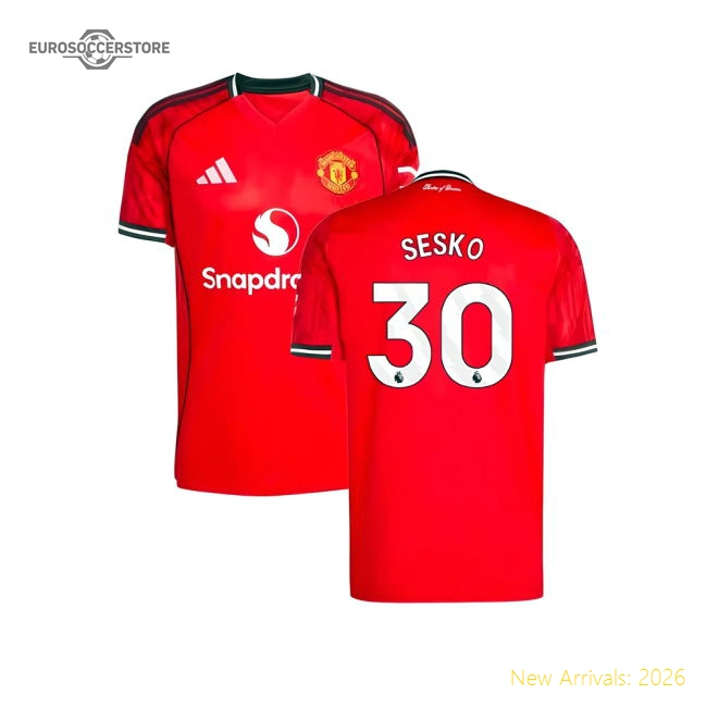 2025-2026 Man Utd Home Shirt (sesko 30) - Collectors Item
