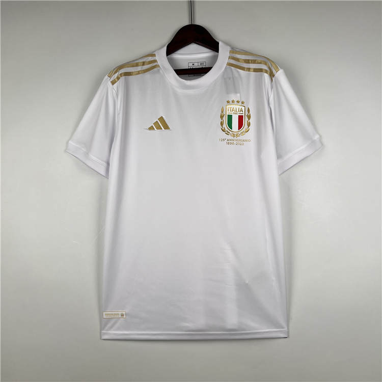 Licensed Official 2023 Italy 125th Anniversary Football Shirt