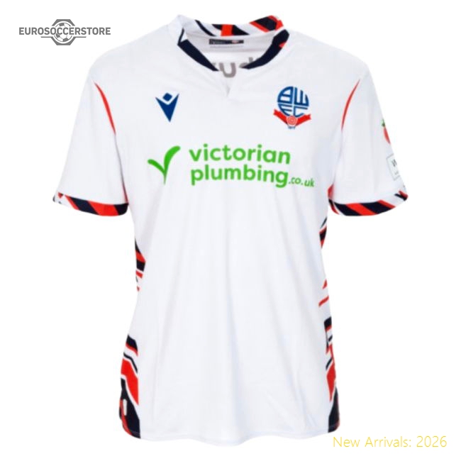 Official 2025-2026 Bolton Wanderers Home Shirt - Premium Quality
