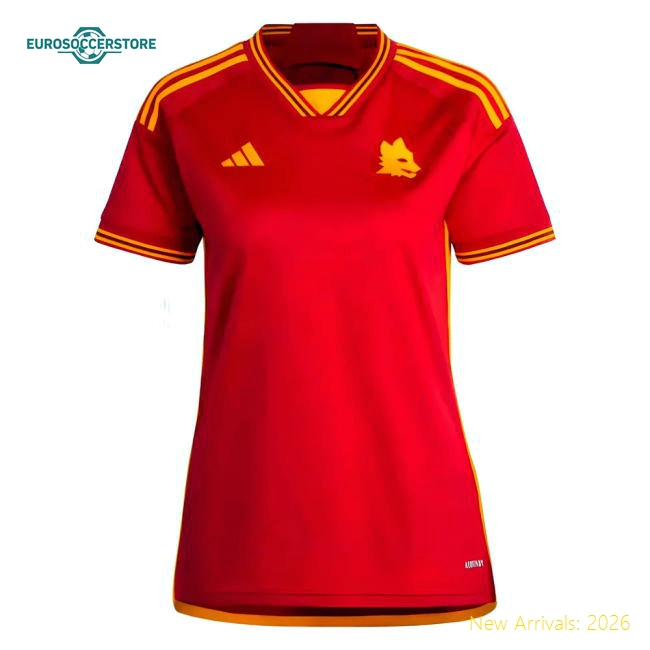 2023-2024 As Roma Home Fan Version Ladies 2024 Roma Shirt