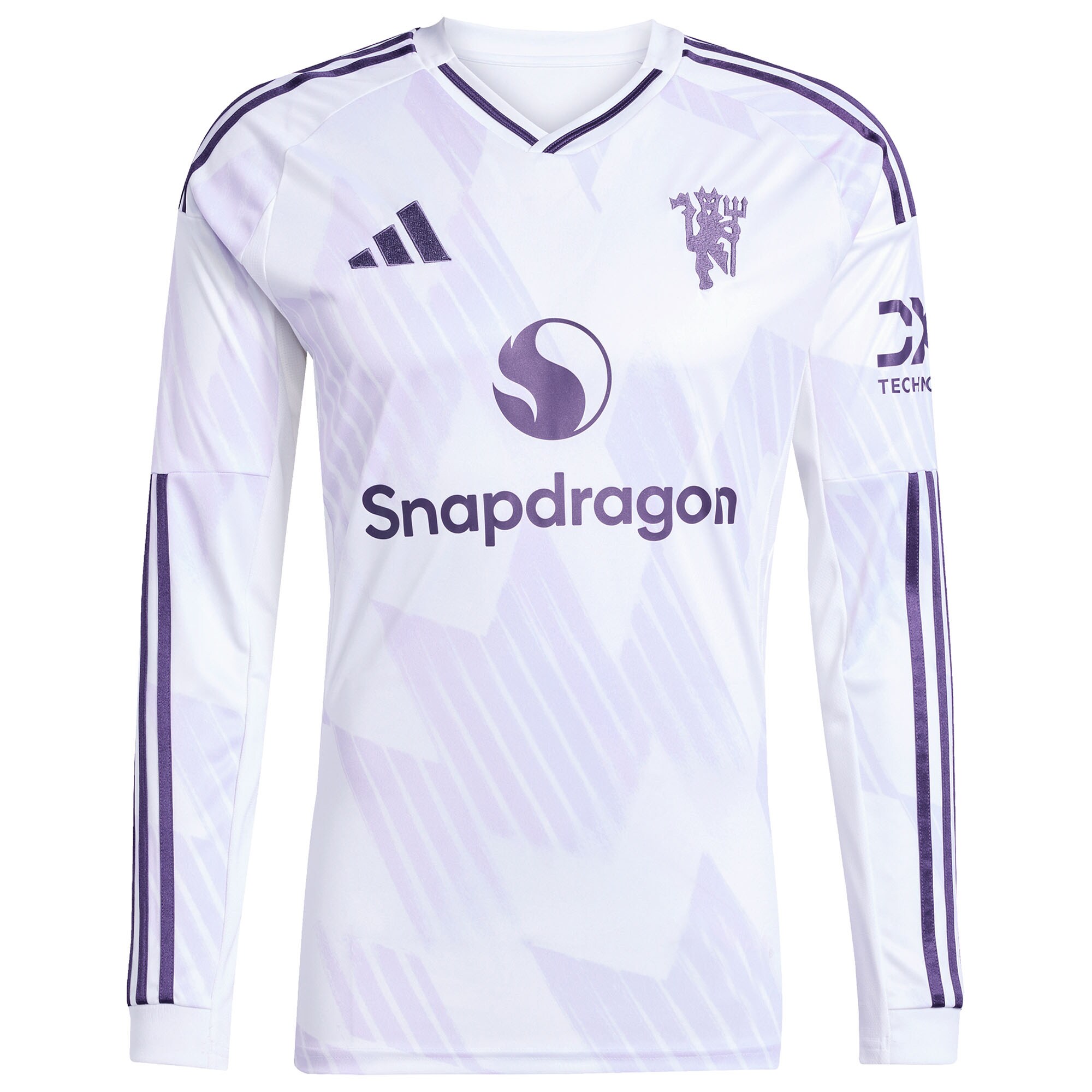 [SJH] Mason Mount Manchester United 2025/26 Away Replica Long Sleeve Player Jersey - White