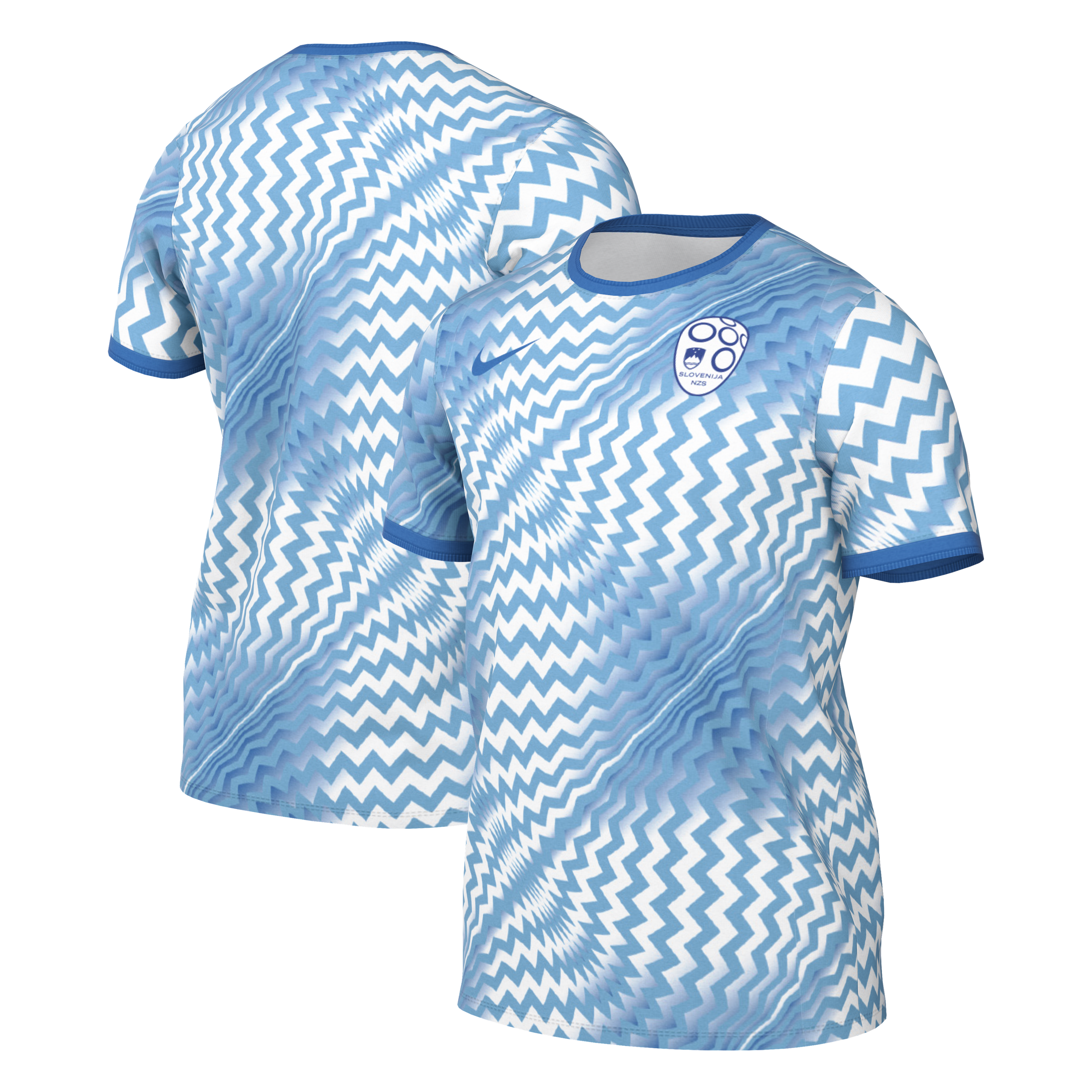 [SJH] Slovenia National Team 2026 Academy Pro Pre-Match Jersey Top - Blue