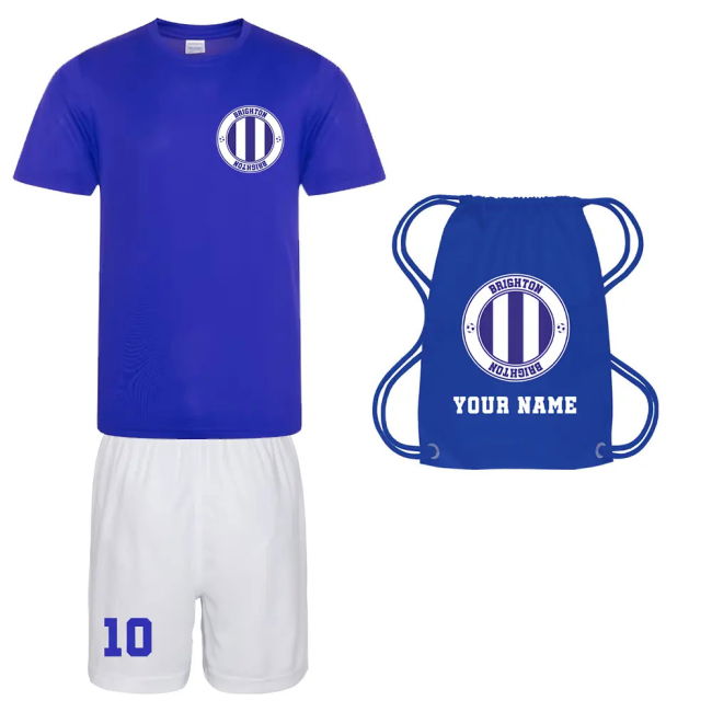 Official Brighton Kit - Soccer Jersey - Breathable Material