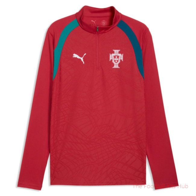 [EFS] 2026/27 Portugal Training 1/4 Zip Top (Red)