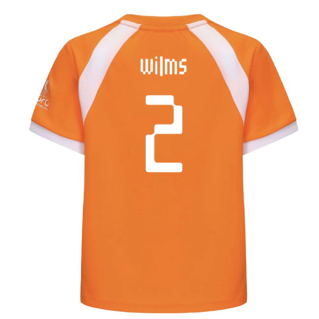 2025 Netherlands WEC Poly T-shirt (Orange) - Kids (Wilms 2)