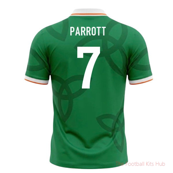 UMBRO Ireland World Cup 26 Football Shirt (Parrott 7)