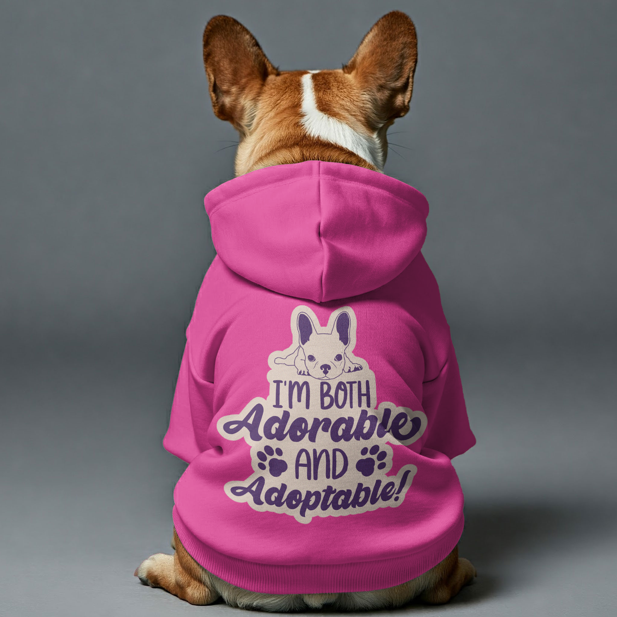 Pet-Lover Adorable - Personalized French Bulldog Hoodies With Funny Q...