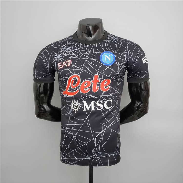 Napoli 21-22 halloween special version Black Soccer Jersey Football
