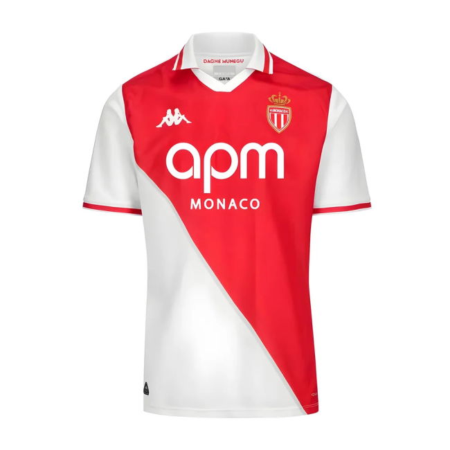 2024-2025 Monaco Home Soccer Shirt | Comfortable | Durable