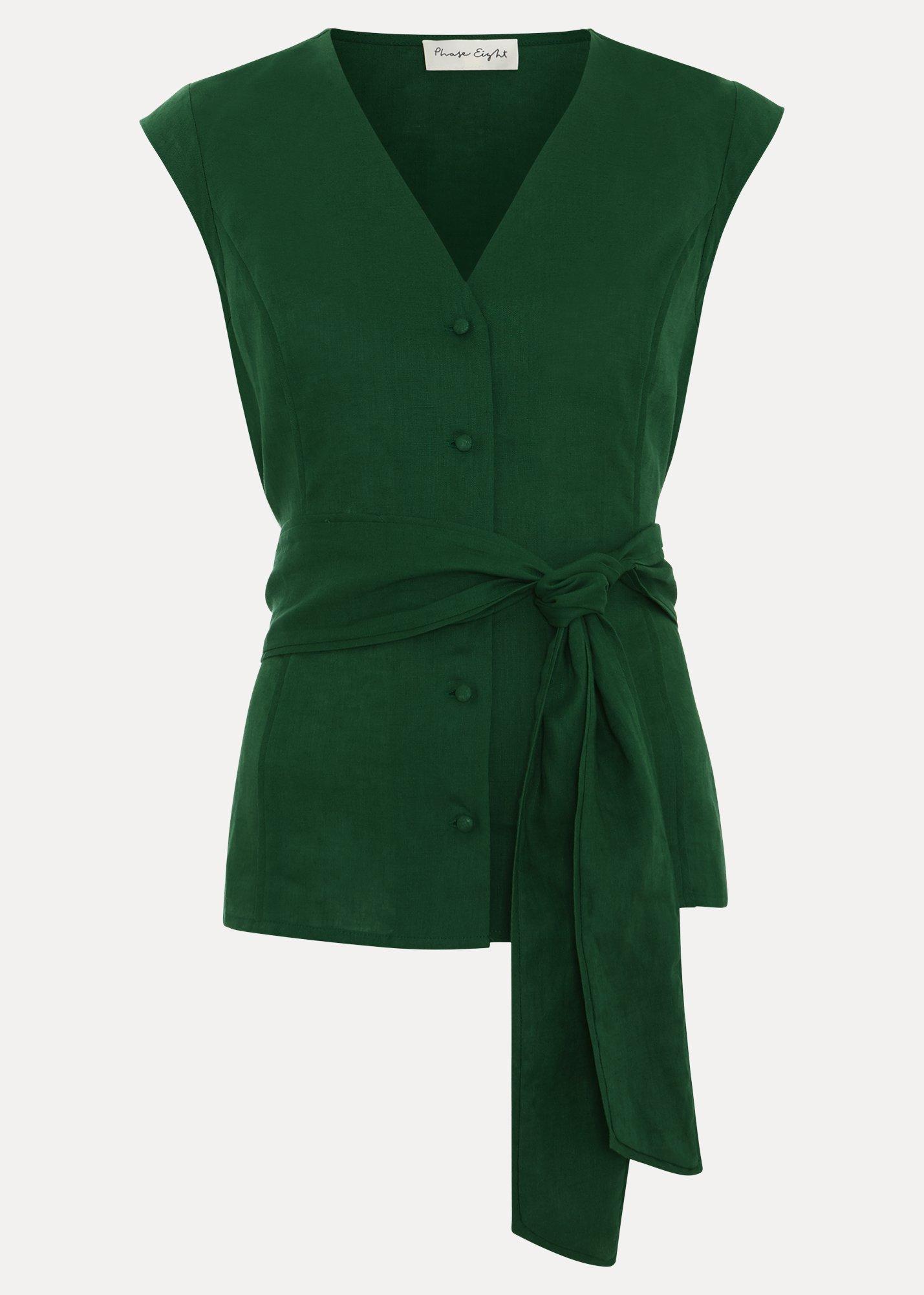 Mariana Linen Top