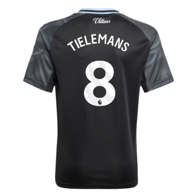 Football Aston Villa Away Shirt Kids Tielemans #8 High Performance...