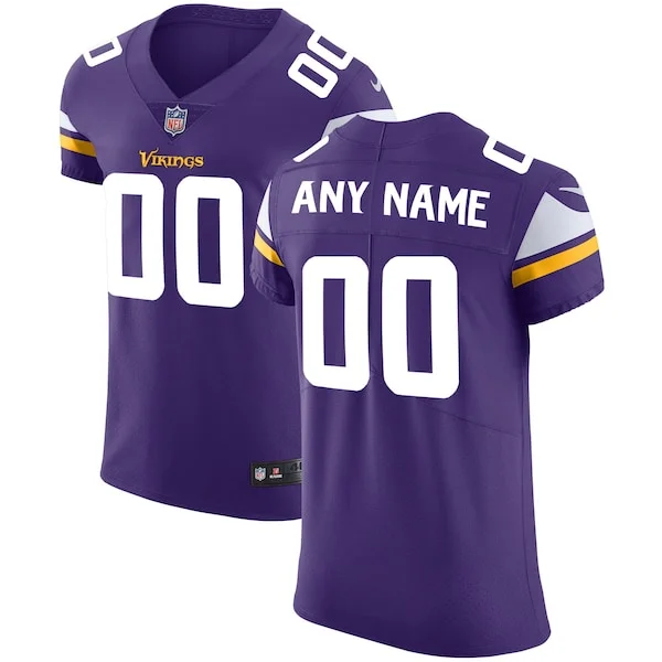 None Minnesota Vikings Elite Jersey - Purple | NFL Player Jersey
