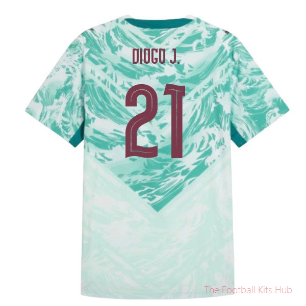 [LK] 2026/27 Portugal Authentic Away Shirt (Diogo J. 21)