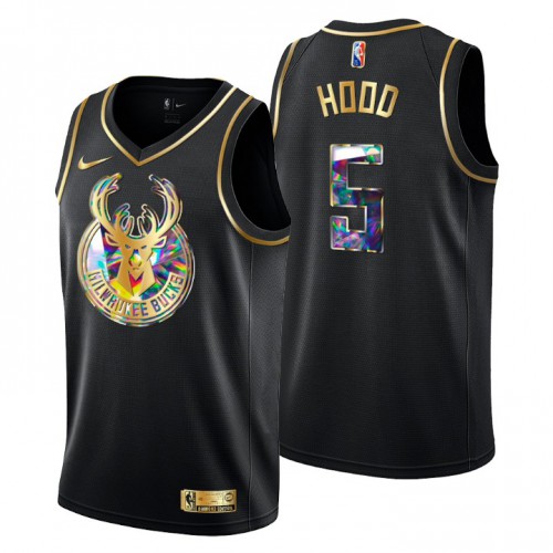 MIL Black M. Bucks #5 NBA Jersey Premium Quality NBA Fan Apparel