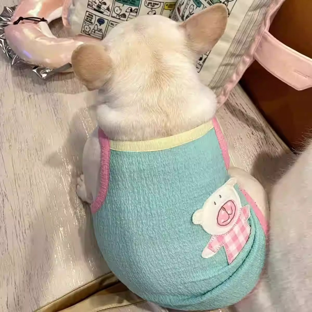 French Bulldog Vest – Soft Two-color Summer Outfit Winter Wear