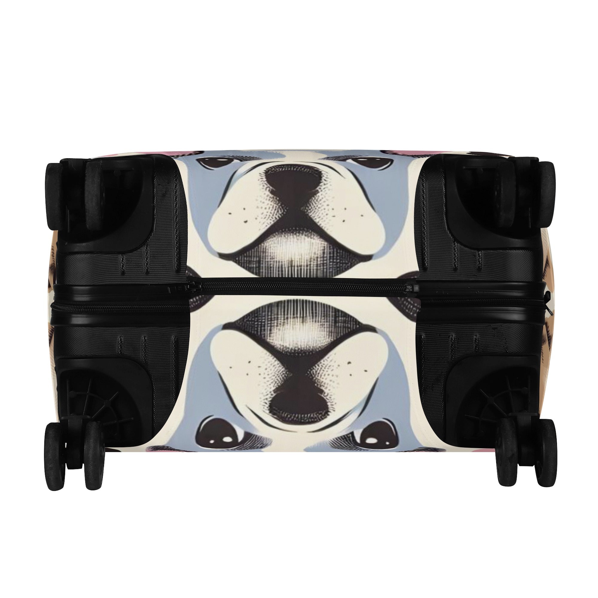 High-Quality Frenchie-Fan Frank - Luggage Cover for Fashion Lovers