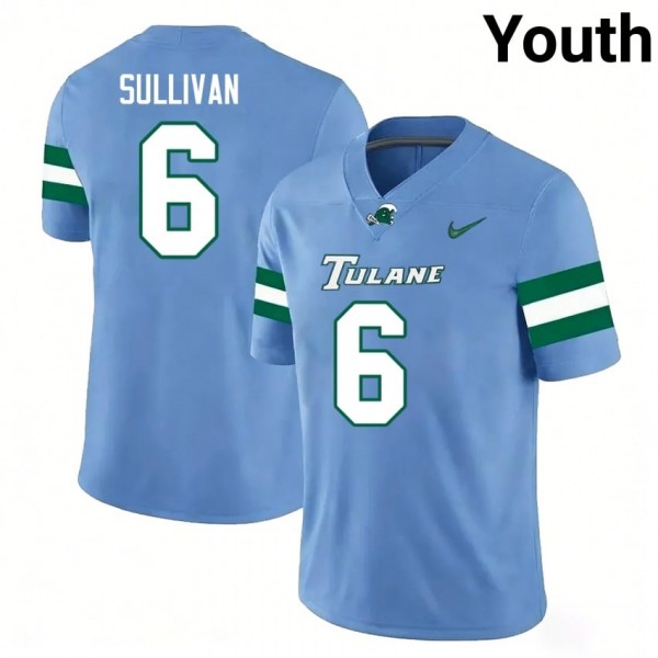 Youth NCAA Team Brendan Sullivan #6 Durable Construction Replica