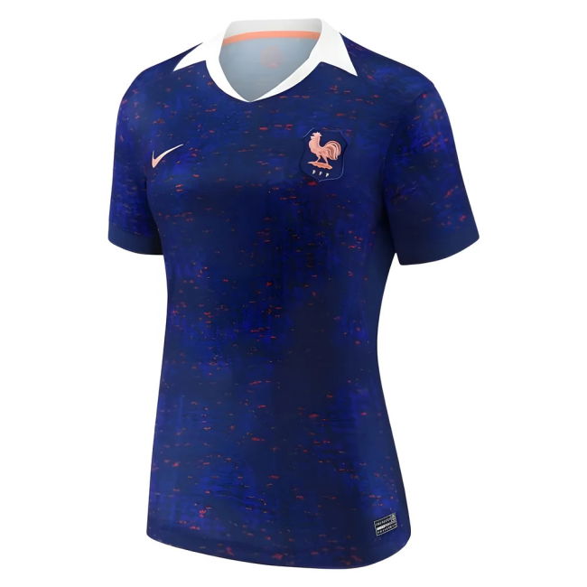 Official 2025 France Womens Jersey Cup Kit National Breathable