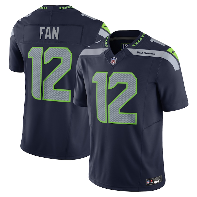None 12s SEA Seahawks Pro-Level Authentic Jersey for NFL Fans