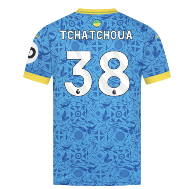 Licensed Wolves Wolves Third Shirt Tchatchoua #38 Elite Performanc...