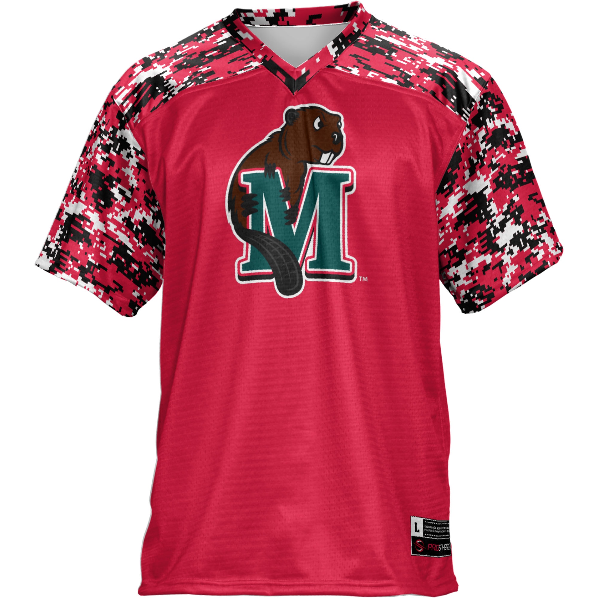 Minot State Beavers GameDay Greats Football Jersey - Red
